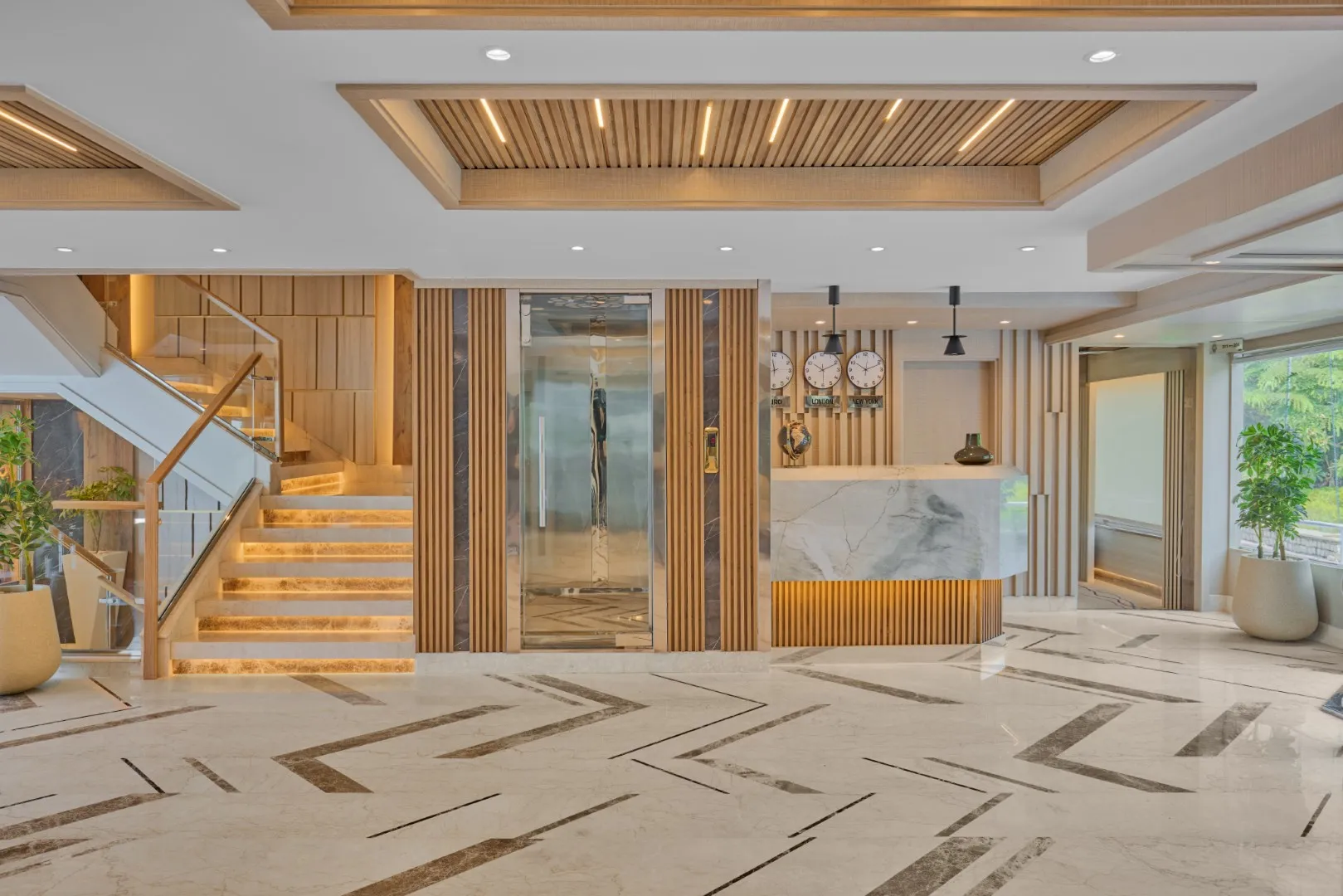 Lobby of the Cleopatra Luxury Cruise & Spa Nile cruise